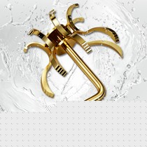 卡贝太空铝卫生间挂衣钩,皇冠造型衣钩5303FL,静音五钩旋转设计