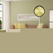 DOCI品牌12英寸家庭落地钟,现代简约风格创意座钟,金属工艺质感出色