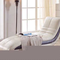 都喜欢现代简约风格皮艺贵妃椅,流线造型宽大躺位午休椅,柔软顺滑防潮贵妃椅