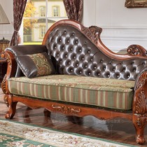 雅居格美式客厅贵妃椅,F96306B-1布艺家居沙发单椅,新式混合家具