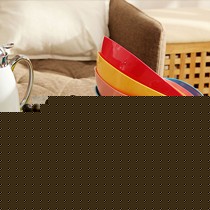 欧润哲牌多彩水果盘,1065296162型塑料水果盘,底部加厚防水设计