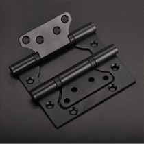 S·M品牌4英寸不锈钢子母合页,黑色高档拉丝静音耐磨门合页