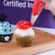 wilton银色圆锥形裱花嘴,不锈钢蛋糕裱花用具,厨房套装烘焙工具