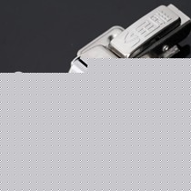 宝雕S312精致不锈钢液压缓冲柜门铰链,固定式底座烟斗铰链