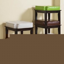 简约欧式整装桦木脚踏凳,zz品牌彩色皮艺沙发凳,型号: ZX14012A