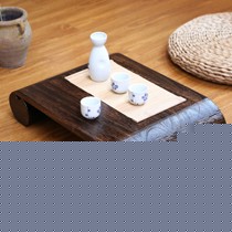 天兰美做旧日式脚踏凳,泡桐木榻榻米凳,飘窗实木小炕几