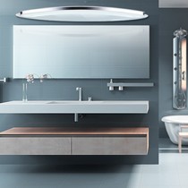 汉斯威诺HS803006卫生间镜前灯,现代风格防水防雾LED镜前灯,弧形灯体设计时尚美观