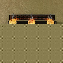 羽柏地中海式风情浴室镜前灯,节能灯光源卫生间壁灯,色彩鲜艳明亮