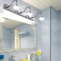 佳奂灯饰三头卫生间田园风LED镜前灯,优质五金铝材,2011高档灯具