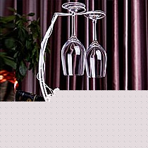 海沃创意葡萄酒架,欧式精致时尚酒杯酒架,倒挂式红酒杯架,货号: T10