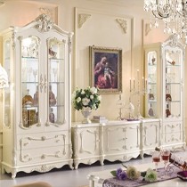 亿森堡欧式宫廷奢华典雅酒柜,雕花双门酒柜,型号:K02-C