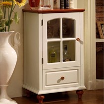 卡伊莲实木酒柜,美式自然乡村风情,实用客厅组合厅柜,AT09J