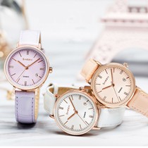 卡西欧50米防水手表腕表,石英机芯女士手表,休闲三色女表