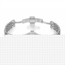 Tissot银色圆形女表,精钢表带防水自动机械表,型号:T41118333