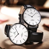 天王男女情侣表,3851B石英机芯手表,男士防水休闲表