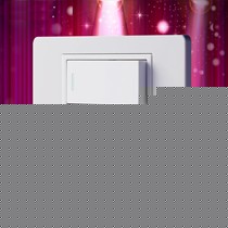 公牛带插座开关面板,型号: G07E334-0白色简约10A单开双控开关,一开五孔电源插座加开关