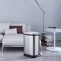 麦桶桶不锈钢垃圾桶,MT2018脚踏式方形垃圾桶,厨房静音密封垃圾桶