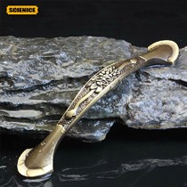 赛诺斯,美式仿古雕花拉手,高档纯铜一体化把手,型号: SN-772CF