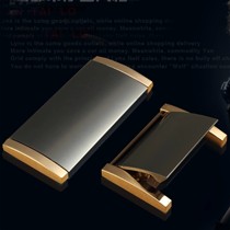 凡帝罗锌合金隐藏式金色抽屉拉手,6801系列时尚枪金电镀暗拉手