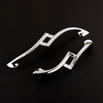 福美乐拉手流线外型设计,抽屉把手高精密度锌合金建材,明装把手亮光银选色