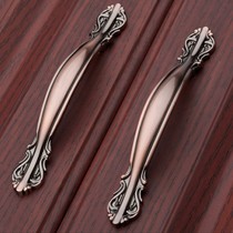 五优家家锌合金把手,红古铜色柜门拉手,简约欧式五金建材