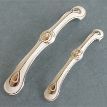 KABO欧式抽屉拉手,象牙白锌合金把手,雕花烤漆五金建材