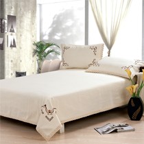 秉禾牌折叠式亚麻凉席,bh-6088型绣花席子,可有效抑制细菌及螨虫滋生