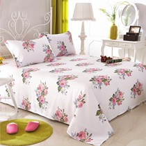 花为媒牌中国风亚麻凉席,14LX012型绣花草席,素雅中式风味图案设计