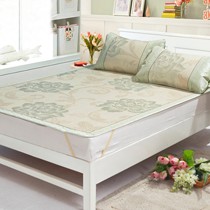 多功能型吸湿透气凉席,老席匠走线工整冰丝席,AB板面包边工艺双人席