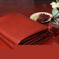 鞣制工艺柔软牛皮席,钢印压花包边设计凉席,爱斯基摩人透气防潮席子