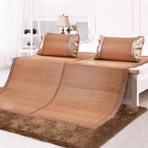 江泰碳化镜面竹席,零甲醛双面设计凉席,折叠式生态芦苇草编织草席