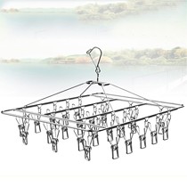 昱州不锈钢方形晾衣架,可保护隐私防风多功能挂衣架,货号: LZB134S03