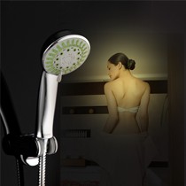 卡贝增压省水手持莲蓬头,个性圆形全铜花洒,型号: 9023