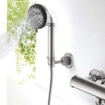苏泊尔品牌手持不锈钢淋浴花洒,简单时尚的环保按摩花洒,型号251703-02-LS