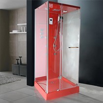 华特美时尚彩色智能淋浴房,开放式方形整体浴房,型号: 09009