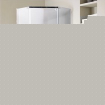 华特美开放式简易方形淋浴房,6300-1系列钢化玻璃不锈钢洗浴房