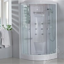 品典9603弧扇形智能淋浴房,开放式按摩智能操控洗澡间,带LED照明设计