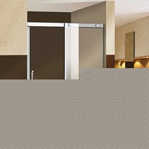 迪玛一字移门钢化玻璃淋浴房,长方形不锈钢整体浴室,型号: 03605