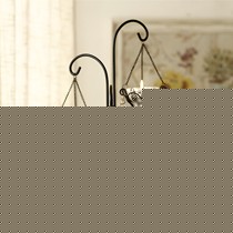 居饰工坊简约欧式风格铁艺烛台,水晶挂饰防锈多款式蜡烛摆件,型号250035