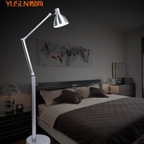 煜尚品牌潮流铝合金落地灯,银色现代简约钓鱼灯,型号YSLD-030