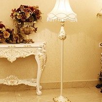 三炜,欧式奢华宫廷落地灯,精致蕾丝彩绘雕花树脂灯具,型号: SWLD01