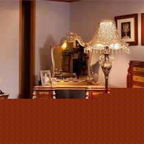 秀色晶莹水晶吊饰落地灯奢华复古,高雅古典的欧式雕花灯体,客厅L06-1型号落地灯