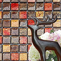 玻瑞特品牌高档玻璃水晶马赛克,室内专用欧式马赛克,高贵优雅,品质认证,型号CB034