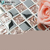 紫精灵绝美内墙马赛克瓷砖装饰,完美演绎奢华金属质感 型号: 8129