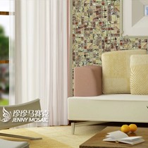 珍珍,四季款个性手绘系列马赛克,浪漫田园风玻璃马赛克