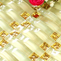 恺蓝欧式水晶玻璃马赛克,高贵奢华拱形马赛克背景墙,型号1807