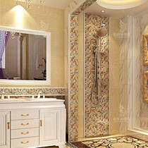 珍珍陶瓷七彩马赛克,现代通体卫生间马赛克,MZ24