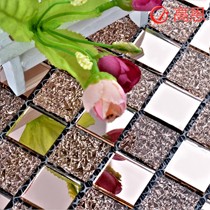 高恩简约现代外墙阳台马赛克,MS017型号玻璃镜面耐磨马赛克