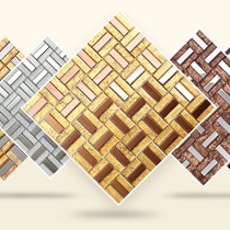 OWNERS/欧纳饰土豪金颗粒马赛克,优质不锈钢马赛克,型号:C37