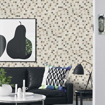 KASARO洞石石材客厅马赛克,欧式浮雕雕花马赛克,型号KSL-1365